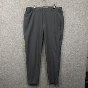 Mack Weldon Radius Jogger Pants Mens XL Charcoal Grey Water Resistant Stretch